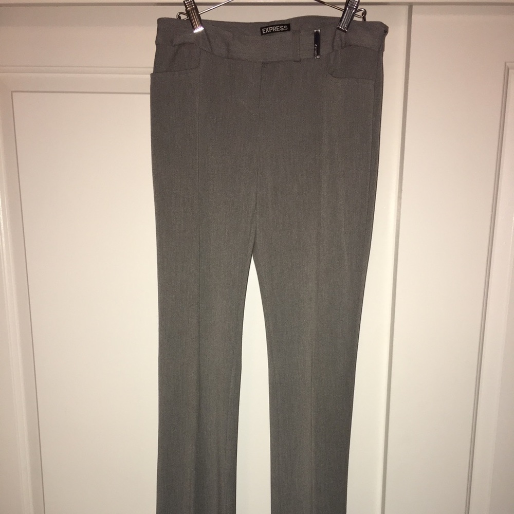 Express grey columnist style pants
